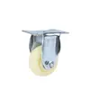 Ruedas de nylon blancas para servicio ligero y pesado, ruedas giratorias, ruedas de dirección, ruedas de base, ruedas para carretillas de mano planas en stock, venta al por mayor