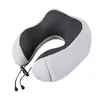 Travesseiro em U Espuma de Memória Travesseiro de Pescoço Travesseiro para Coluna Cervical Travesseiro de Pescoço Travesseiro de Pescoço em U Travesseiro de Viagem Tecido Magnético Travesseiro para Coluna Cervical Avião Memória
