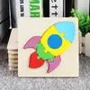 Rompecabezas infantil 1-2 años y medio para bebé, introducción a la educación temprana e inteligencia, ensamblaje tridimensional 3D, niños y niñas, juguetes para el cerebro