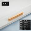 Tirador de puerta de armario, estilo nórdico, moderno, americano, simple, de aleación de aluminio, alargado, de color negro