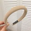 Diadema de Esponja de Color Café con Leche de Gama Alta para Mujer, Diadema de Parte Superior Alta, Nuevo Estilo Otoño e Invierno 2026, Accesorio para el Cabello de Uso Diario