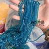 Contas pontiagudas de 4MM contas de vidro de cristal contas de furo reto cristal DIY pulseira colar brincos acessórios de cabelo acessórios