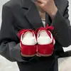 Zapatillas Deportivas de Entrenamiento Alemanas Rojas Retro para Mujer Aumentadoras de Altura Novedad Primavera Verano 2026 con Cordones Casuales Versátiles Zapatillas Deportivas Zapatos de Forrest Gump