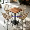 Silla de ratán con respaldo, silla de ratán individual de ocio para exteriores, silla de estilo nórdico para patio, jardín, balcón, terraza, silla de bar