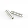 Tornillo de fijación de suministro puntual, acero inoxidable 304, m4, sin cabeza, con enchufe hexagonal, medidor de máquina, extremo plano, tornillo de fijación de alambre superior