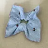 Monção de Sal Marinho ~ Scrunchie de Renda Azul para Mulheres Estilo Coreano Elástico Extra Grande para Coque Corda para Cabelo Acessório de Cabeça