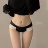 Roupa Íntima Sem Costura Estilo Japonês Simples Peça Única Sem Costura para Meninas Saco de Hip Hop Cintura Baixa Pura Sexy Roupa Íntima de Seda Gelo para Mulheres
