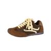 Versión de alta calidad de los mismos zapatos casuales deportivos de cordones asimétricos feos y lindos para dedo gordo grande, zapatos de entrenamiento moral Forrest Gump para mujer 2025 al por mayor