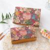 Caja de embalaje para pastel de luna con blíster cuadrado de 50/80 g, caja de papel kraft para galletas, caja de turrón, caja de regalo