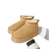 Botas de neve femininas, com sola grossa, inverno 2026, modernas e populares, forradas com fleece e espessadas, botas curtas, sapatos de algodão versáteis e quentes