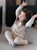 Roupas Infantis Outono Cardigã de Manga Longa 2026 Novas Roupas de Outono Estilo Coreano Roupas Infantis Fatos para Meninas Roupas de Outono para Bebês