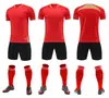 Nuevo Conjunto de Uniforme de Fútbol, Camiseta Transpirable de Secado Rápido, Uniforme de Equipo de Entrenamiento de Competición Transpirable con Estampado, Ropa Deportiva para Compra Grupal