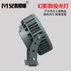 Foco Led Yimei para Exteriores Impermeable Redondo Alta Luminosidad Iluminación de Árboles Foco de Inserción en Tierra Colorido 512Rgbw Luz Amarilla Cálida