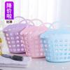A5L Cesta de Baño Plástico Suave para Baño Cesta de Baño para Estudiantes Cesta de Almacenamiento Artículos de Tocador Dormitorio Baño Portátil