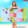 Toalla de Playa Serie Cerdo Peppa Linda Transfronteriza Microfibra Toalla de Baño Estampada Toalla para Fiesta en la Playa al Aire Libre de Verano