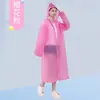 Impermeable Eva no desechable portátil moda adulto grueso transparente extendido poncho conjoined venta al por mayor