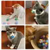 Venta al por mayor transfronteriza pelota de juguete para gatos de felpa pelota de auto-alivio pelota elástica juguete para mascotas pelota para gatos suministros