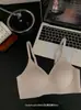 8362 # Sujetador Push-Up Cepillado con Diamantes Calientes Tipo Copa Fija de Gota de Agua Anticaída Sin Aros Soporte Suave Sujetador de Otoño e Invierno