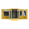 Caja de Expansión Plegable de Doble Ala para Exteriores Tres en Uno 20/30/1332cm, Casa Contenedor de Vivienda Plegable y Fácil de Desmontar