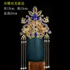 Estatua Divina de Anciana Negra Hu Sanyei Taonai Corona de Fénix Abuela de Taishan Niangniang Guanyin Estatua de Buda Tocado Corona de Cabeza Sombrero