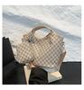 Bolsa Tote Portátil Xadrez da Moda Atacado Bolsa Feminina Nova Primavera 2025 Bolsa de Ombro Grande Capacidade Bolsa Transversal Tendência