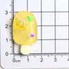 Picolés de frutas simulados para ambiente de verão, chaveiros com pingentes de brinquedo de comida, acessórios DIY, presilhas de cabelo, elásticos de cabelo e enfeites para sapatos