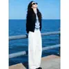 Traje Estilo Coreano Primavera 2026, um Conjunto Completo de Tops de Duas Peças Modernos e Elegantes com um Toque de Luxo, Extremamente Bonito e Único