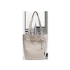 Bolso de Lona Retro de Color Sólido para Primavera 2026 Nuevo Versátil Texturizado Bolso Tote para Mamá Bolso de Hombro Casual Simple