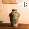 Adornos para Jarrón Flores Secas Maceta de Cerámica Cerámica Gruesa Decorada a Mano Estilo Retro Zen Antiguo Wabi-sabi Florero Sala de Estar