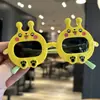 Novos óculos de sol infantis engraçados óculos de desenho animado monstrinho óculos de brinquedo infantil óculos de foto estilo hip hop menino