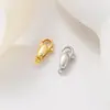 Latón Fundido Oro Blanco 18K Hebilla de Langosta Hebilla Rectangular Hebilla Ovalada Grande Hebilla Redonda Hebilla con Forma de Langosta Adorno DIY