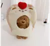 [Apenas Vendendo Roupas] Pingente Chaveiro Urso de Barcelona 12cm Boneca Roupas Capa de Chuva