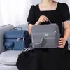 Bolso de mano lonchera de doble capa bolsa aislante impermeable bolsa de almuerzo para estudiante trabajador de oficina simple bolsa de hielo engrosada con papel de aluminio