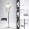 Mannequin de Loja de Roupas Mannequin Masculino Meio-Corpo Terno e Vestido Mannequin Display Stand para Vitrine de Roupas Masculinas