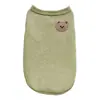 Suprimentos para Pets Roupas para Cachorros Roupas para Cachorros de Porte Pequeno e Médio Primavera e Verão Novidades para Filhotes Camiseta Urso Maçã