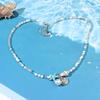 Europa y Estados Unidos explosiones transfronterizas pulsera de concha marina pequeña natural joyería de playa de verano para vacaciones de mujer marea venta al por mayor