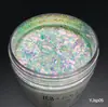 Pó de Brocado Nuvem Camaleão de Alta Transparência, Fragmentos de Pó Camaleão Óptico, Pó de Opala de Grau Cosmético Resistente a Solventes, Fábrica de Pó de Gelo