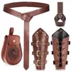 Cinturón Medieval Vikingo Renacentista Transfronterizo Pulsera Retro Disfraz de Cosplay de Halloween Bolso de Cintura para Vestido