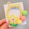Faixa de Cabeça Elástica Infantil Prendedor de Cabelo para Menininha Rabo de Cavalo Feminino Corda para Rabo de Cavalo Acessórios de Cabelo Rabo de Cavalo Duplo