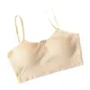 Sutiã com Bojo Morango Roupa Íntima Estudantes Femininas Fase de Desenvolvimento Ensino Fundamental Ensino Médio Meninas Camisola Ponto de Sudorese Súbita Tomara que Caia Feminino