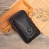 Fornecimento de barraca de couro de vaca bolsa de cintura para celular bolsa de cintura masculina bolsa multifuncional para celular bolsa de cinto bolsa para cartão atacado