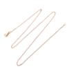 Fábrica Pequeña Venta al por Mayor Acero Inoxidable Cadena Plana Cruzada Galvanizada 18Ko Cadena DIY Collar Joyería Accesorios de Ropa