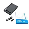 Nova Acabamento Escovado 2,5 polegadas USB 2.0/3.0/3.1 Tipo-C SATA Estado Sólido Notebook Móvel Disco Rígido Gabinete High-End