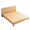 Cama de Madera Maciza Estilo Nórdico con Mesita de Noche Mejorada con Carga, Adecuada para Alquiler o Uso Doméstico, Cama Matrimonial para Dormitorio Principal, Moderna y Económica