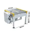 Máquina de Sellado y Empaque de Cajas con Transportador de Dirección Automática Motorizado, Transportador de Rodillos de Acero Inoxidable No Motorizado, Dirección Neumática