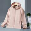 Ropa de protección solar de seda de hielo con capucha upf50 + abrigo deportivo de moda para exteriores, protección solar sensible al hielo, protección UV, gabardina para la piel