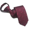 Corbata de Hombre Atada a Mano de 6 cm Corbata con Cremallera sin Nudo de 8 cm Negocios Formal de Gama Alta Fácil de Tirar Shaoxing Shengzhou