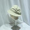 Sombrero de Pescador Simple Plisado de Estilo Japonés de Secado Rápido para Niños Primavera y Verano Delantero Largo Trasero Corto Casual Cubre-rostro Sombrero de Olla para Viajar Sombrero para el Sol