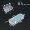 Caja Rectangular de Plástico, Caja de Empaque Transparente, Caja de Almacenamiento para Herramientas de Joyería, Caja Organizadora de Escritorio, Caja para Piezas de Ferretería