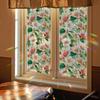 Xc9086 Laser Colorido Casual Flor Begônia Sala de Estar Janela de Vidro Decoração Adesivo Adsorção Eletrostática Comércio Exterior Atacado